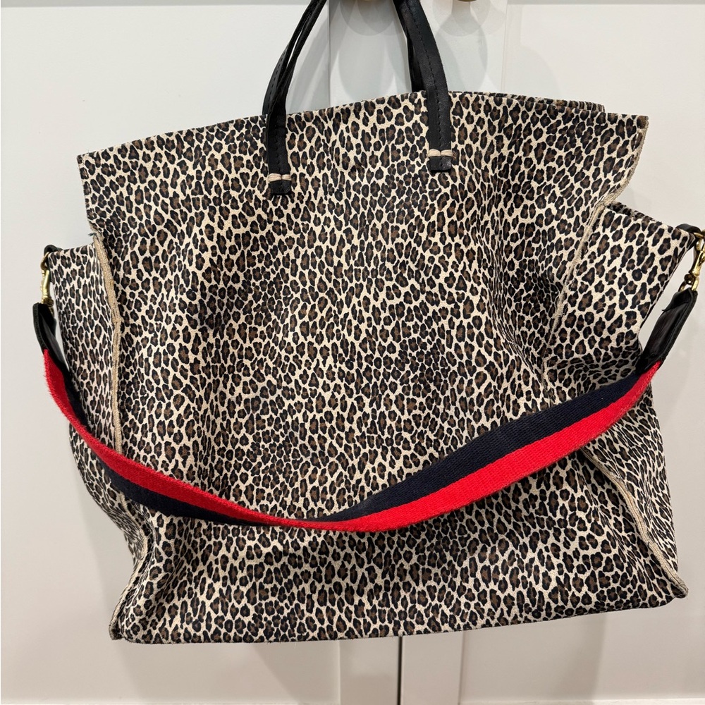 Clare V. Simple Tote in Mini Cat Suede